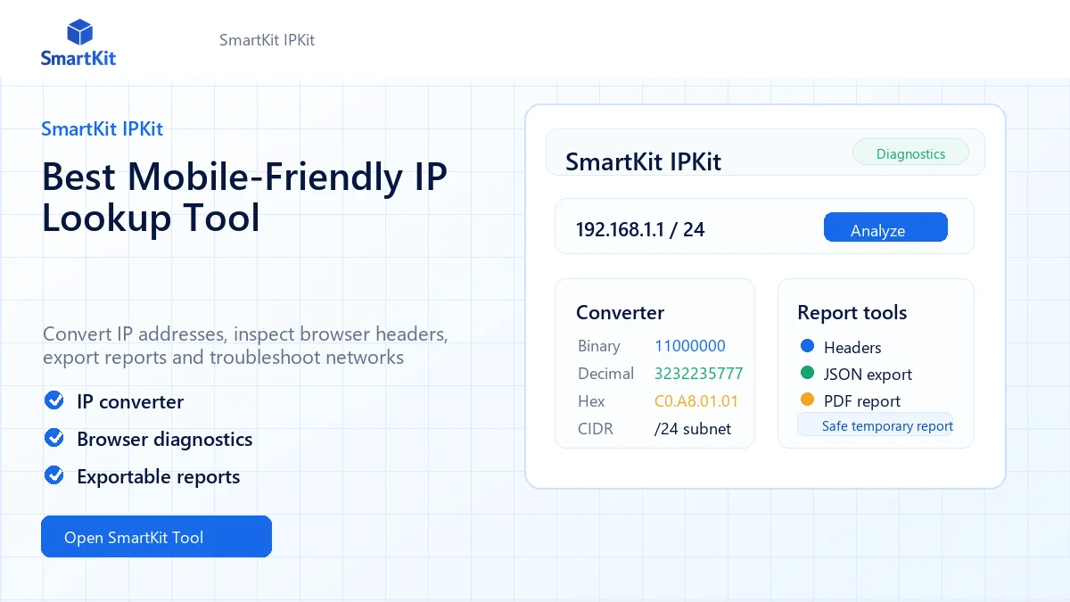 Best Mobile-Friendly IP Lookup Tool