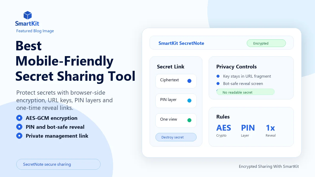 Best Mobile-Friendly Secret Sharing Tool