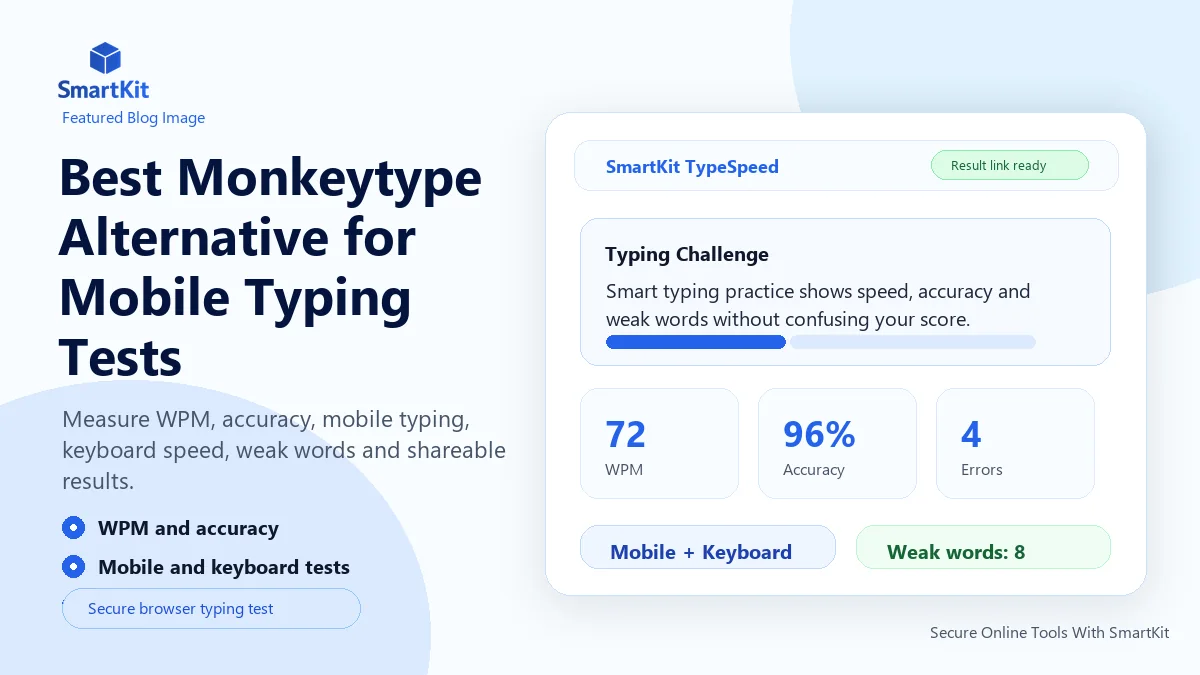 Best Monkeytype Alternative for Mobile Typing Tests
