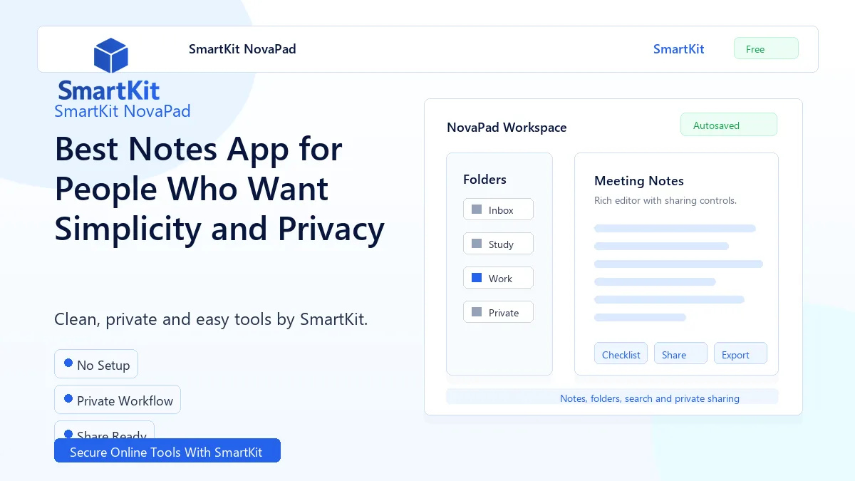 Best Notes App for People Who Want Simplicity and Privacy