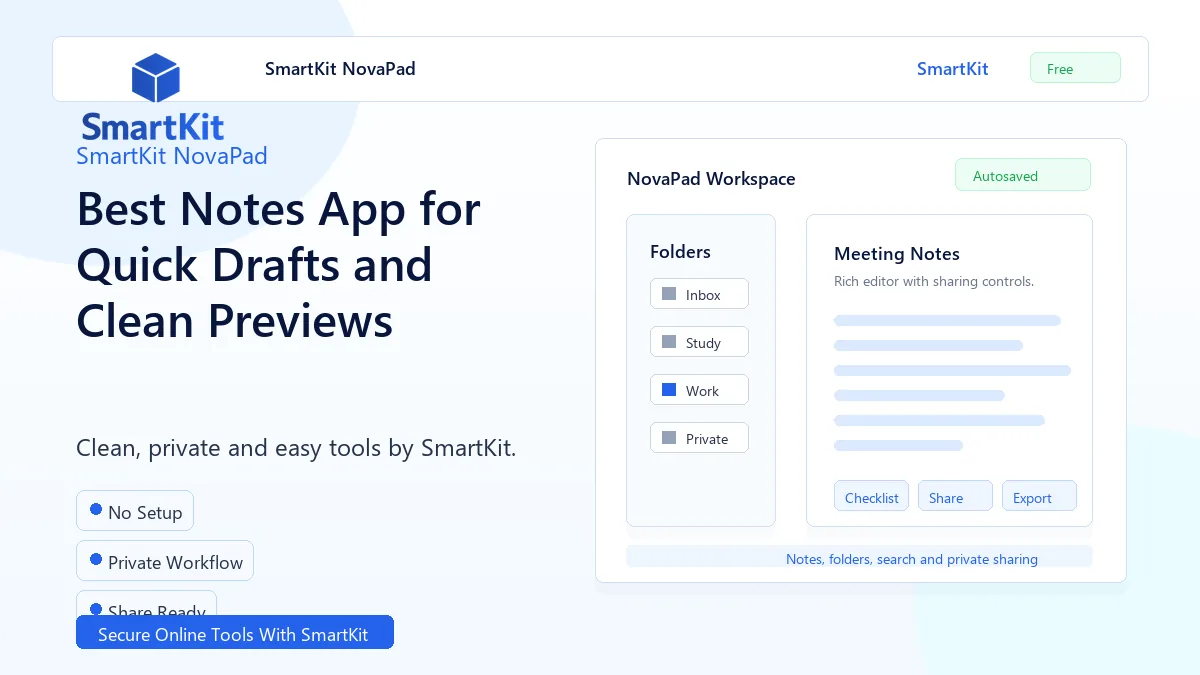 Best Notes App for Quick Drafts and Clean Previews