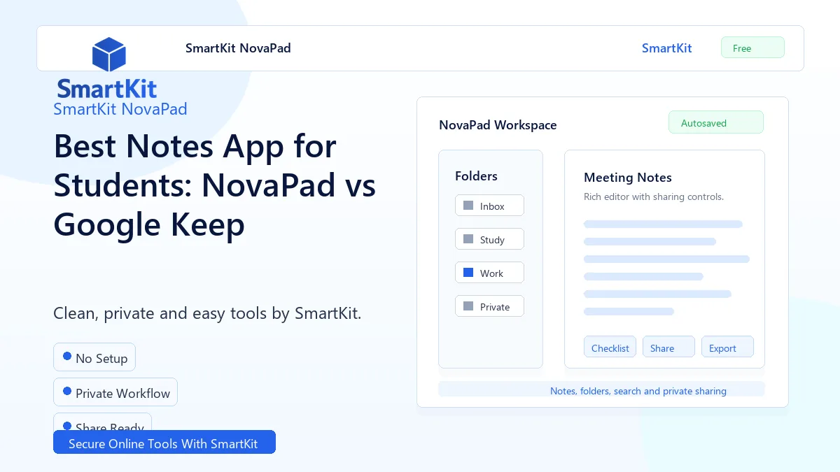 Best Notes App for Students: NovaPad vs Google Keep