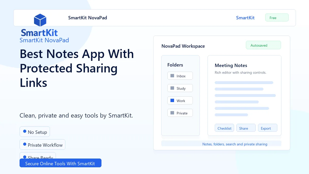 Best Notes App With Protected Sharing Links