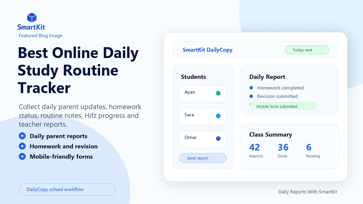 Best Online Daily Study Routine Tracker