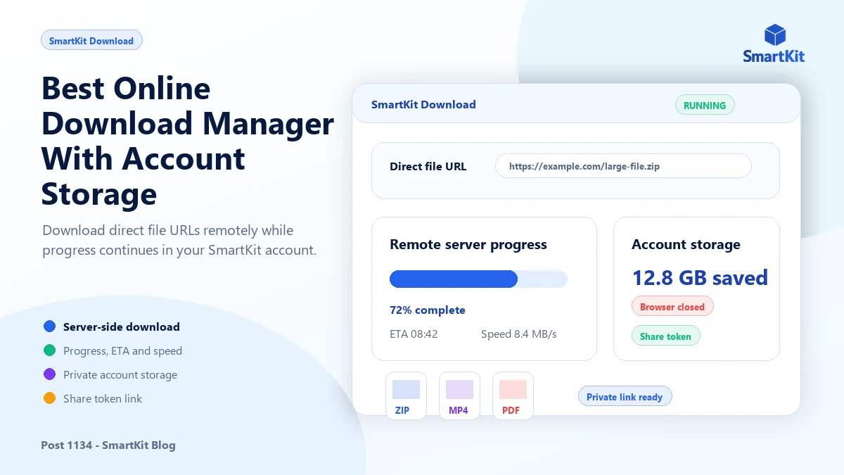 Best Online Download Manager With Account Storage