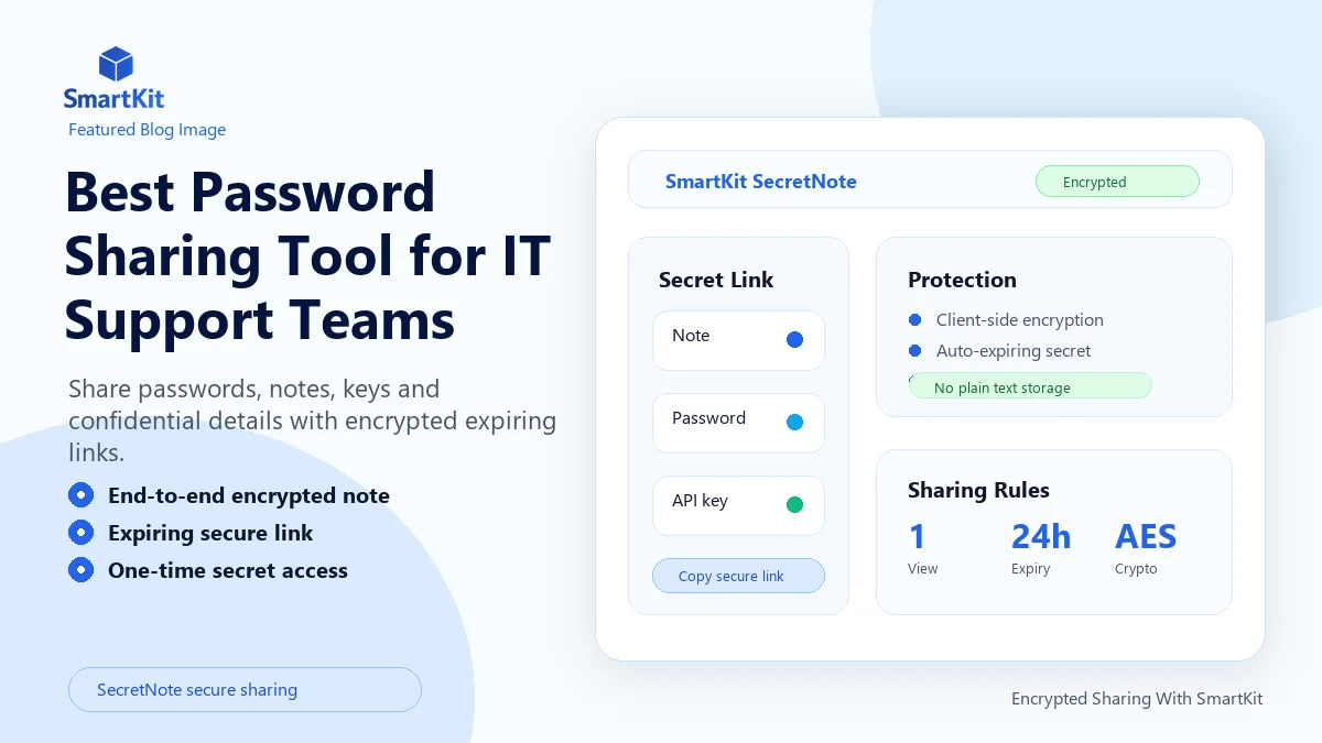 Best Password Sharing Tool for IT Support Teams