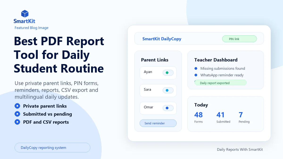Best PDF Report Tool for Daily Student Routine