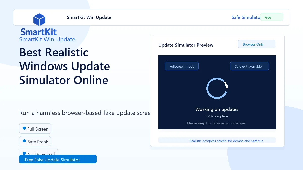 Best Realistic Windows Update Simulator Online