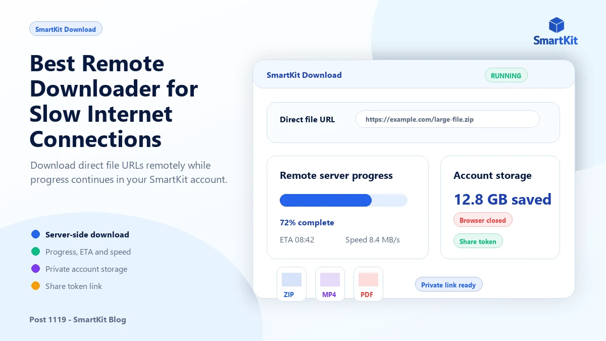 Best Remote Downloader for Slow Internet Connections