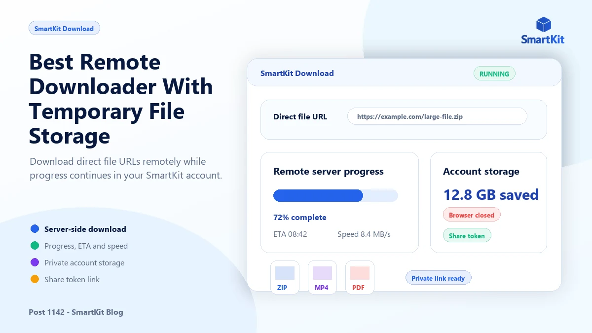 Best Remote Downloader With Temporary File Storage
