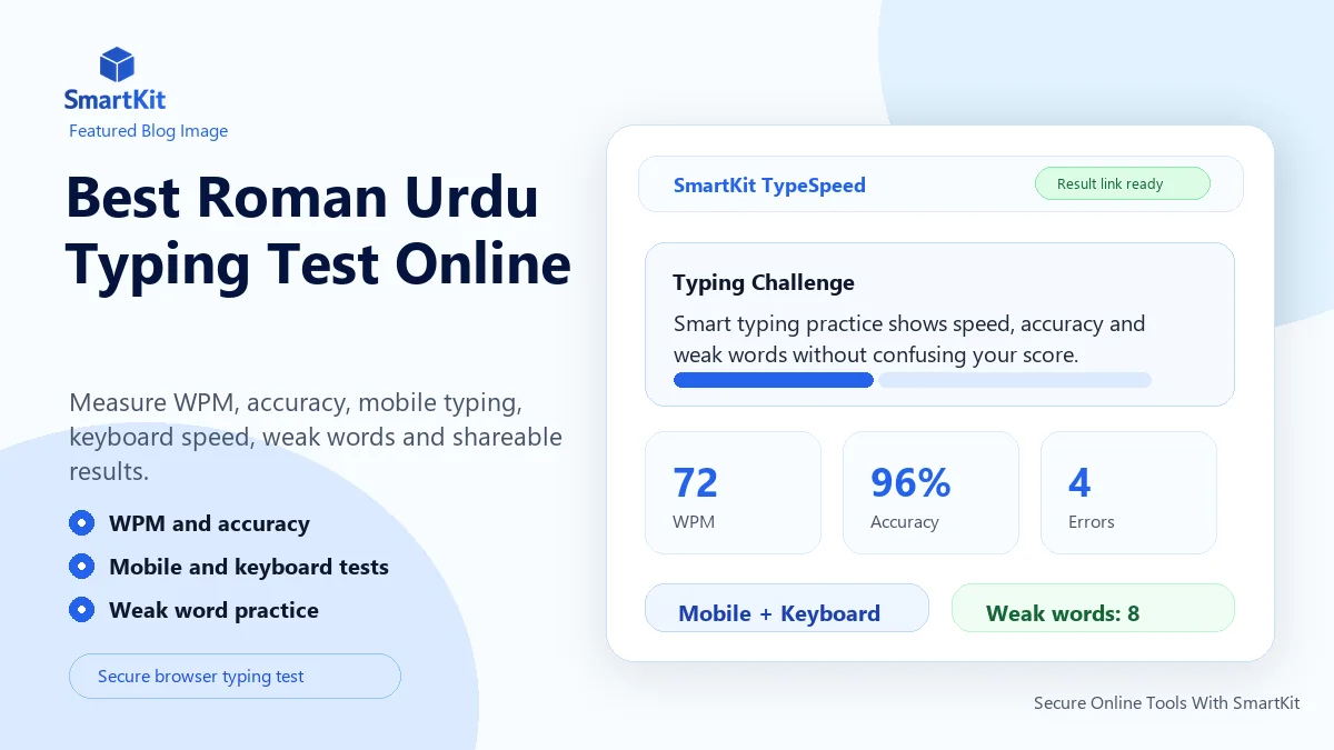 Best Roman Urdu Typing Test Online