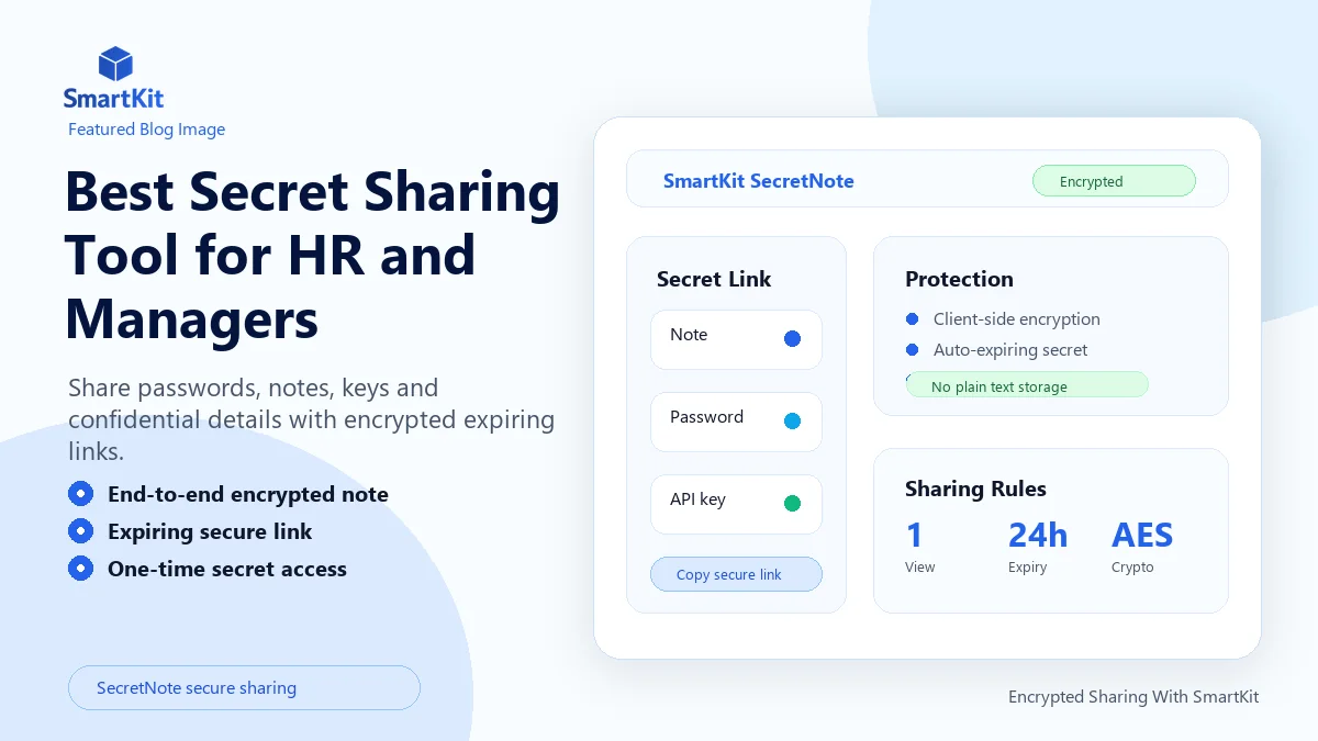 Best Secret Sharing Tool for HR and Managers