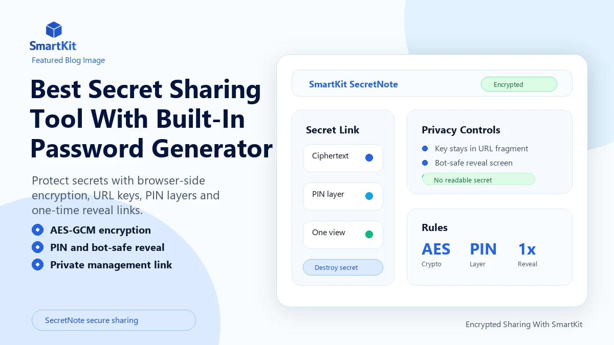 Best Secret Sharing Tool With Built-In Password Generator