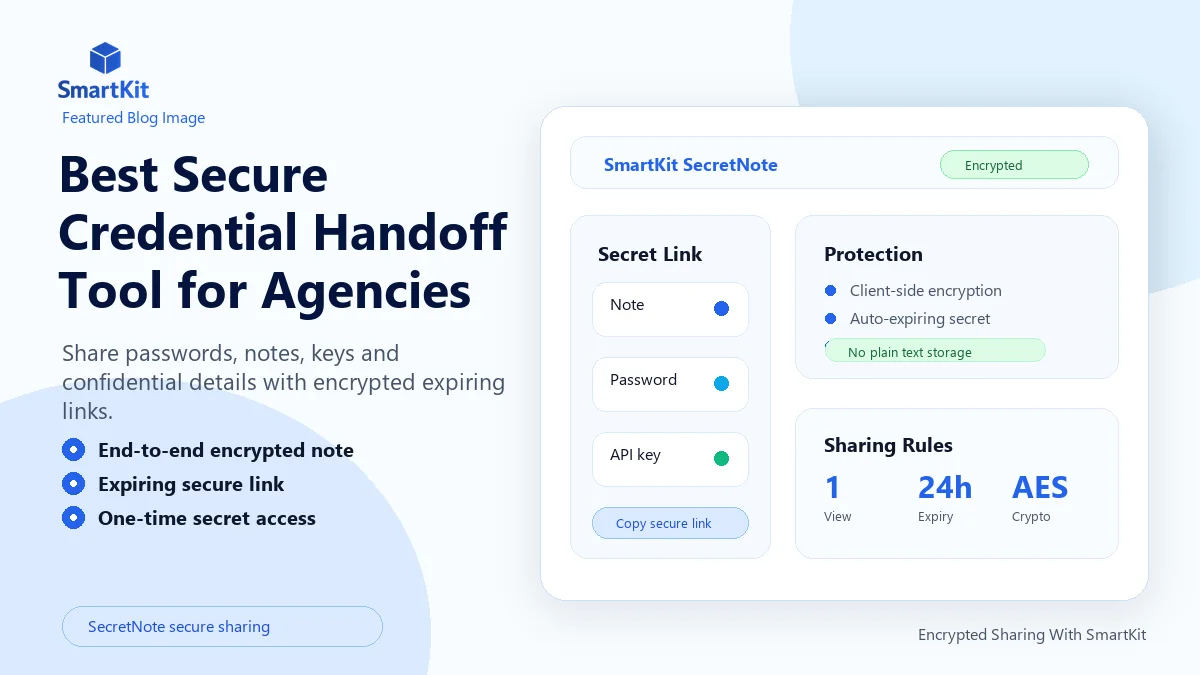 Best Secure Credential Handoff Tool for Agencies