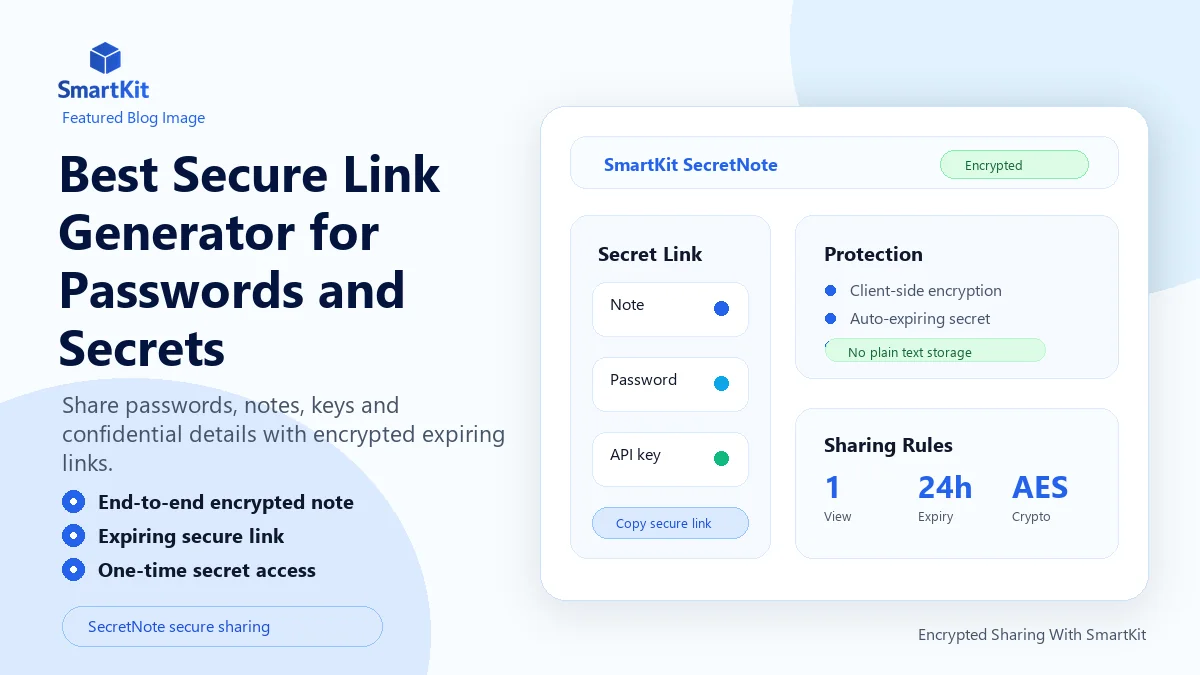 Best Secure Link Generator for Passwords and Secrets