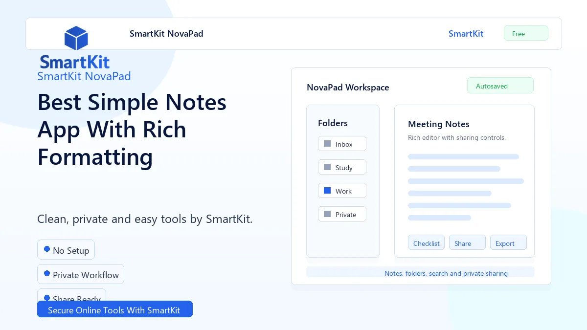 Best Simple Notes App With Rich Formatting