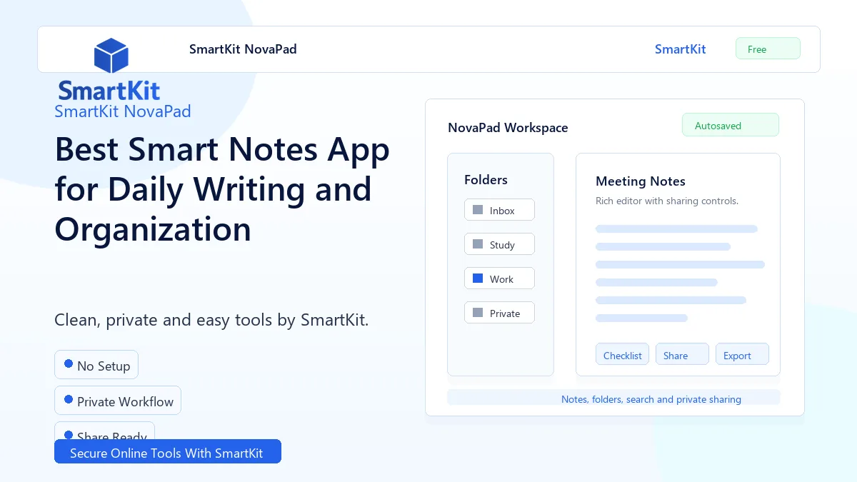Best Smart Notes App for Daily Writing and Organization