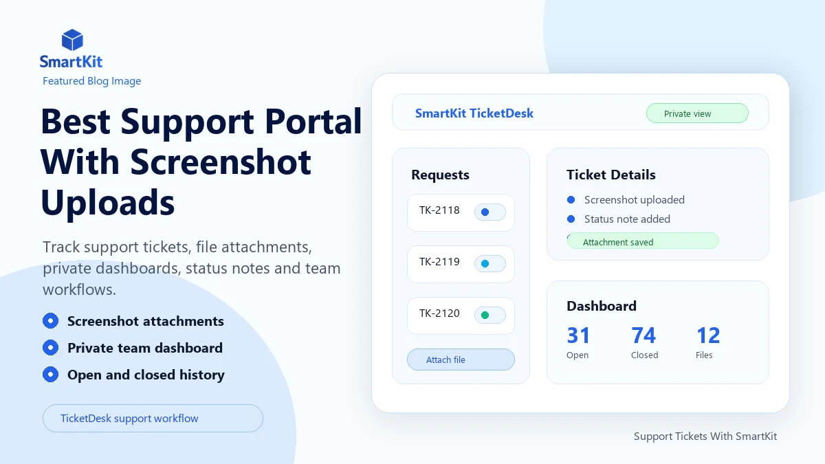 Best Support Portal With Screenshot Uploads