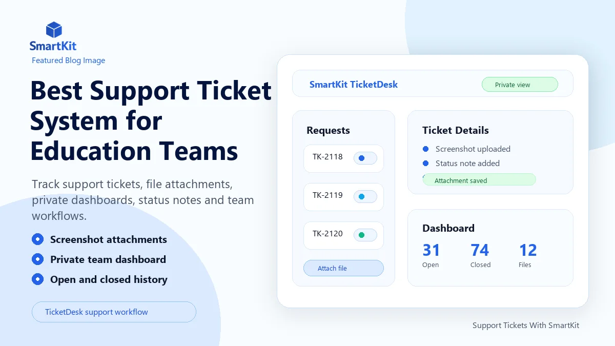 Best Support Ticket System for Education Teams