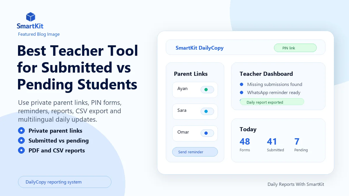 Best Teacher Tool for Submitted vs Pending Students