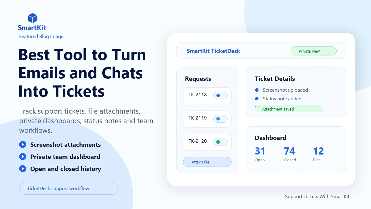 Best Tool to Turn Emails and Chats Into Tickets