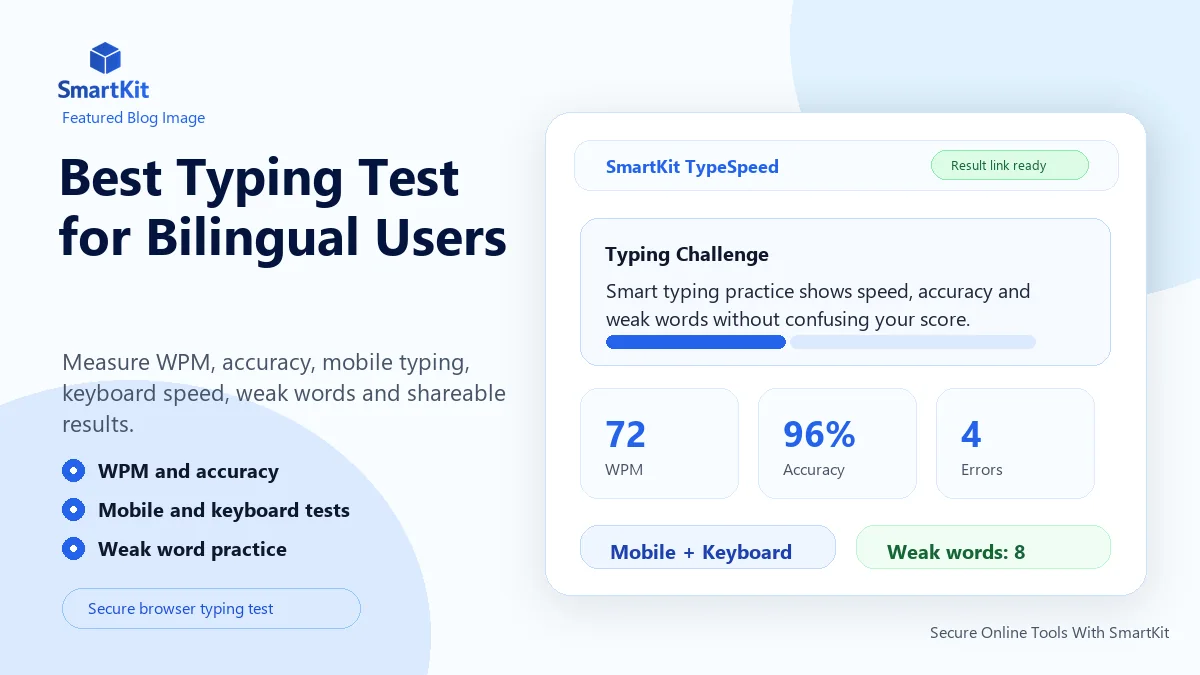 Best Typing Test for Bilingual Users