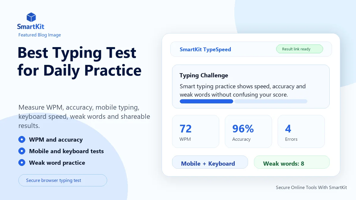 Best Typing Test for Daily Practice