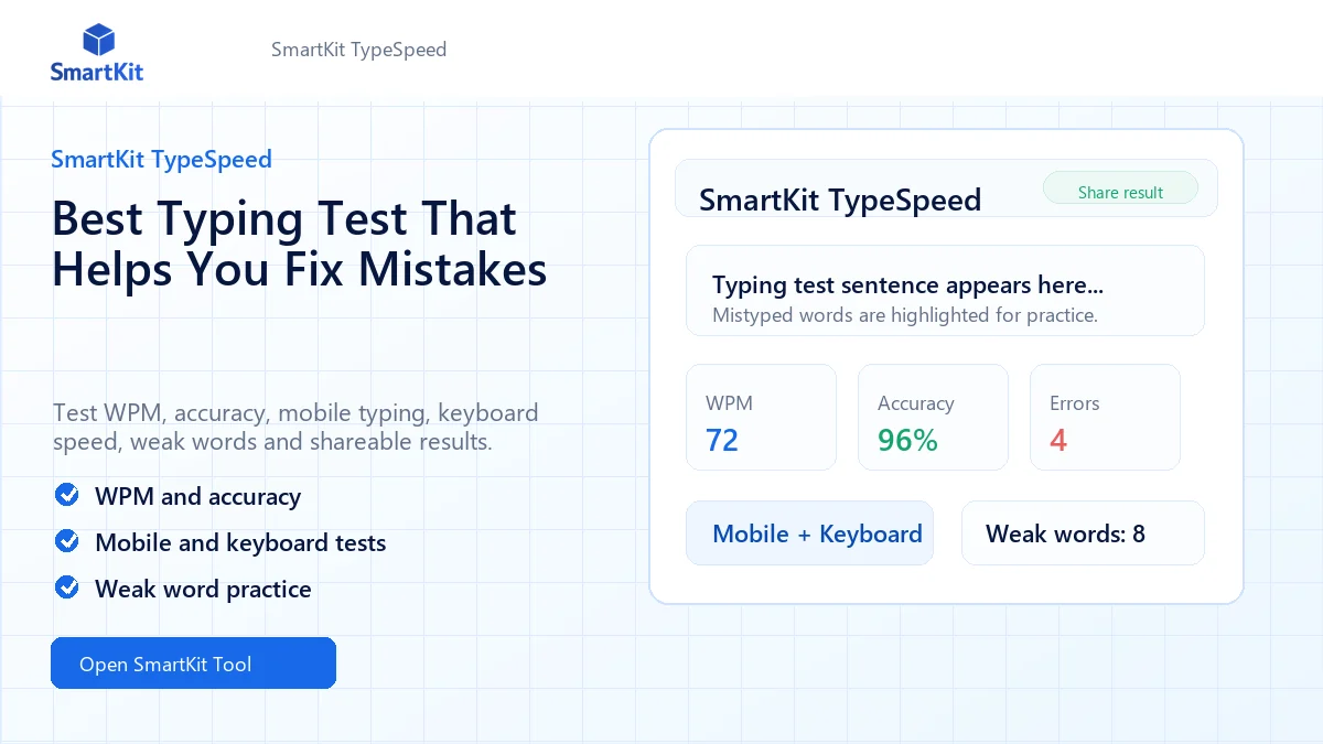 Best Typing Test That Helps You Fix Mistakes