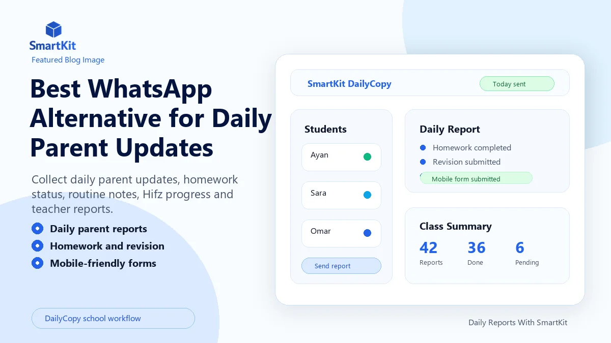 Best WhatsApp Alternative for Daily Parent Updates