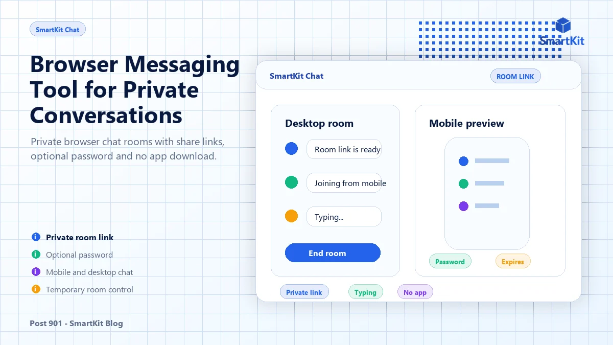 Browser Messaging Tool for Private Conversations