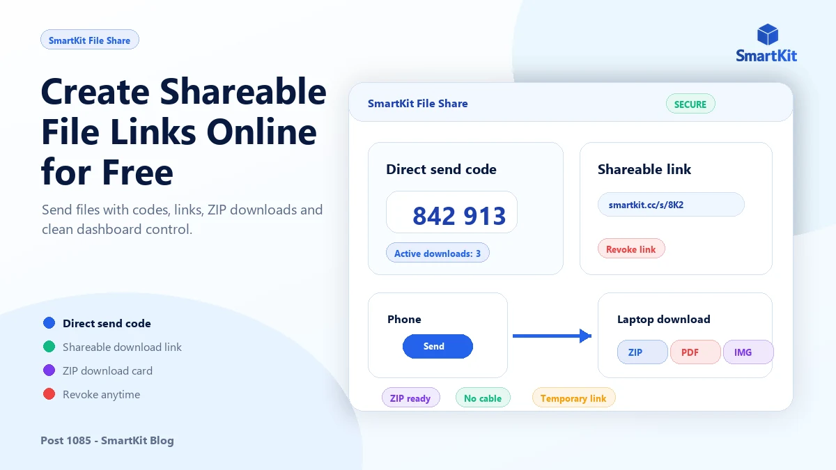 Create Shareable File Links Online for Free