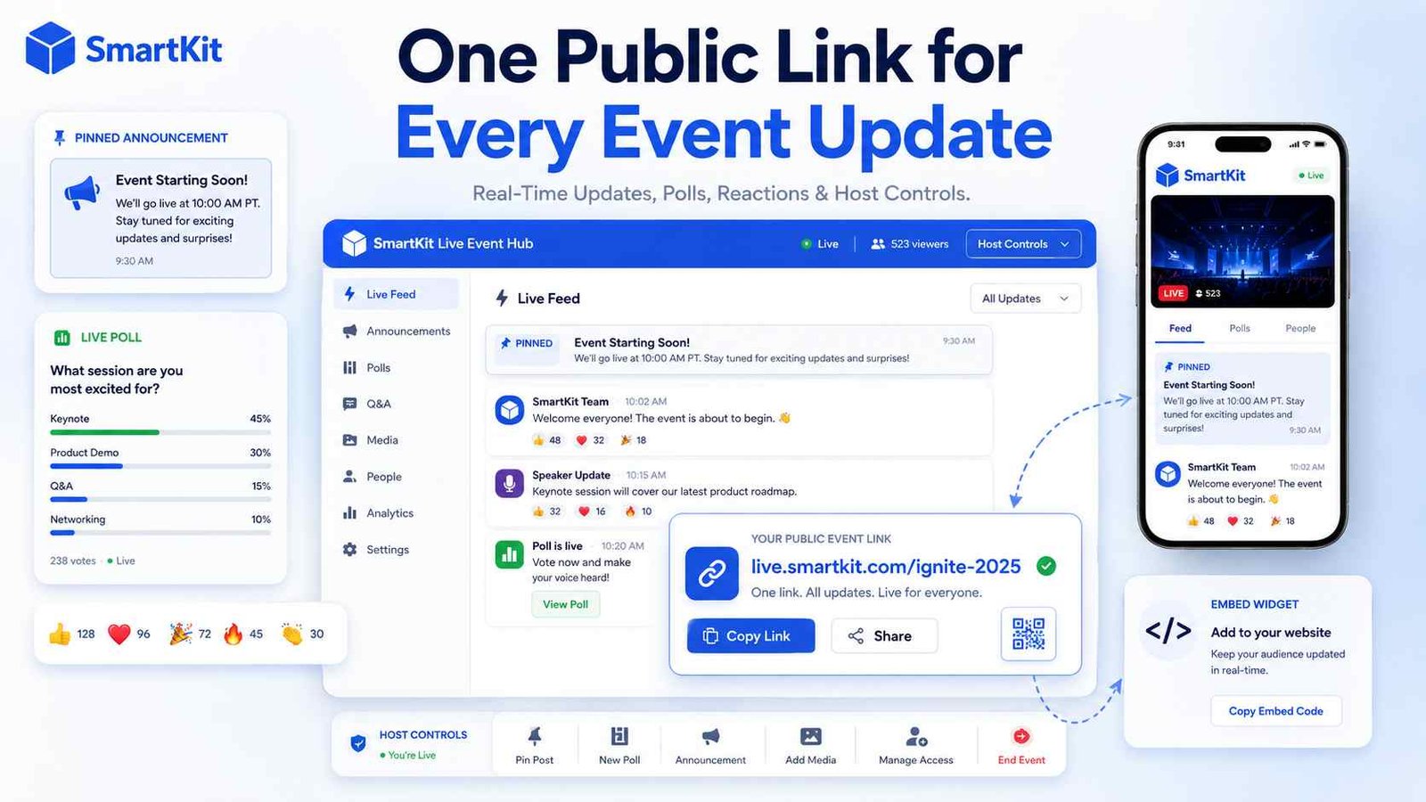 How to Create a Live Event Hub With One Public Link