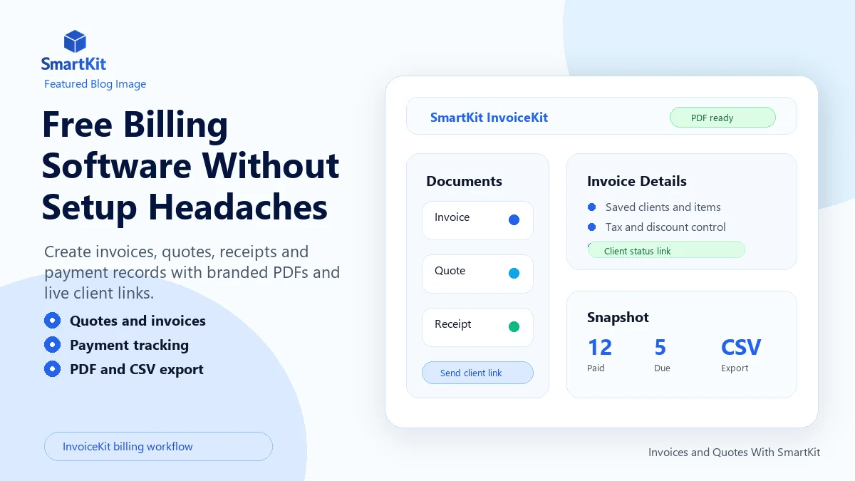 Free Billing Software Without Setup Headaches