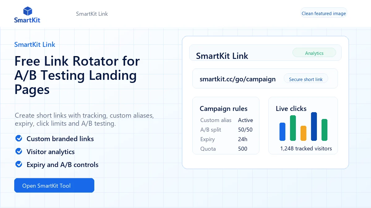 Free Link Rotator for A/B Testing Landing Pages