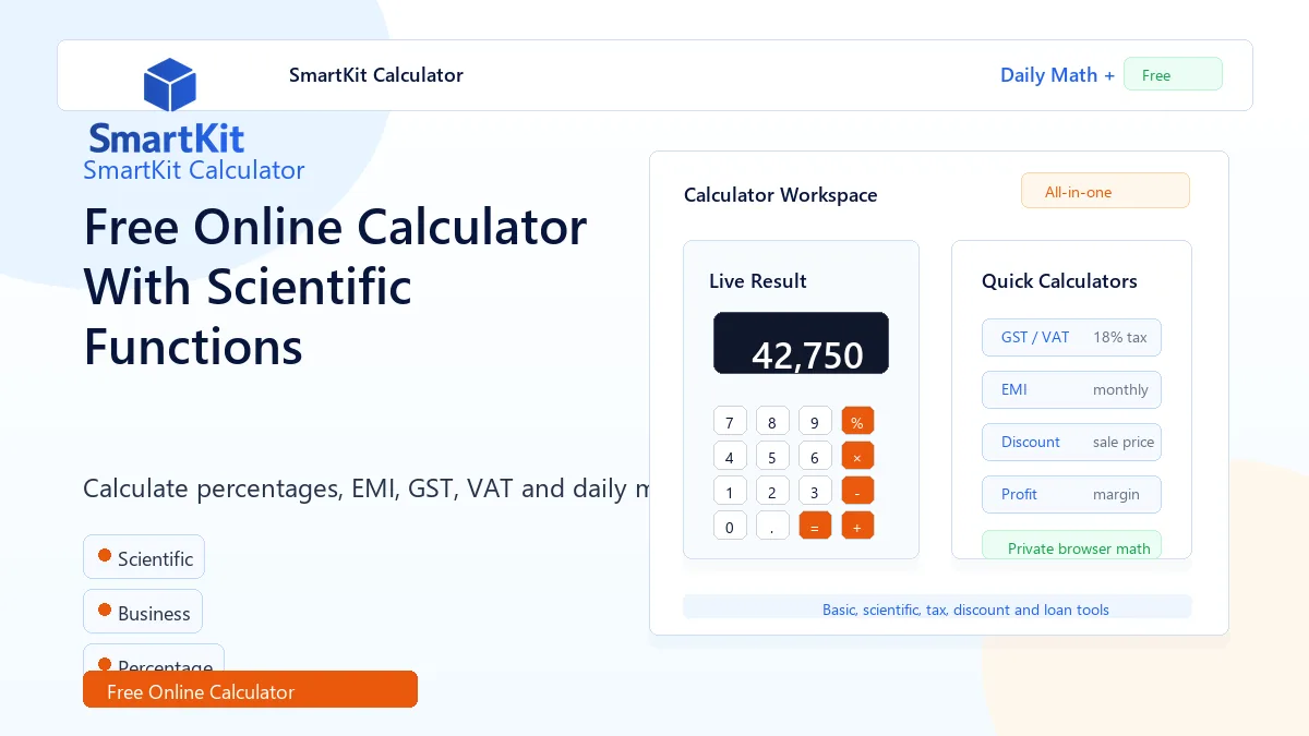 Free Online Calculator With Scientific Functions