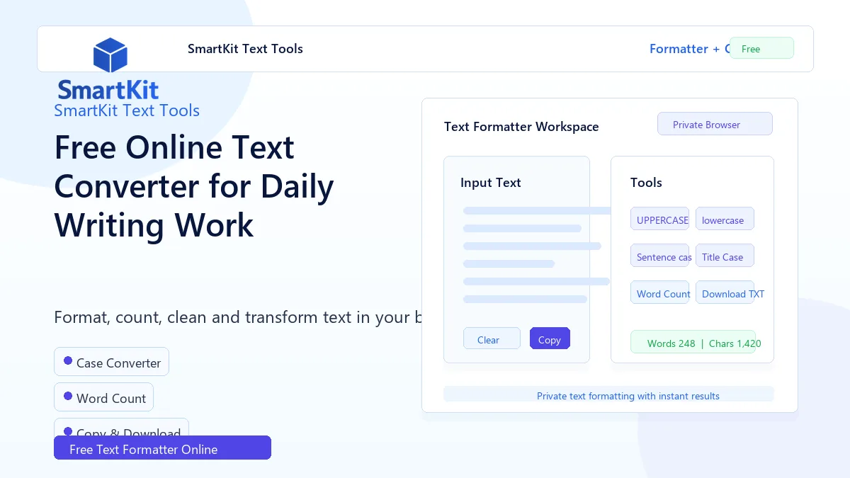 Free Online Text Converter for Daily Writing Work