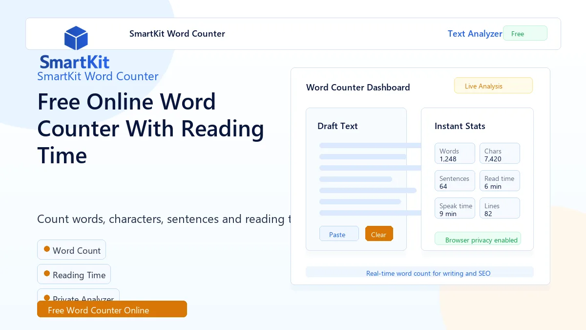 Free Online Word Counter With Reading Time