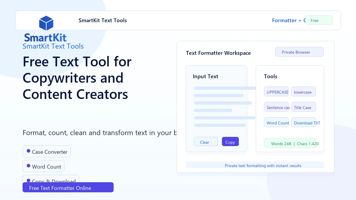 Free Text Tool for Copywriters and Content Creators