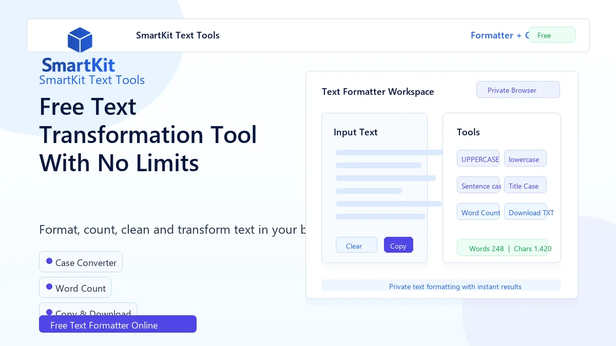 Free Text Transformation Tool With No Limits