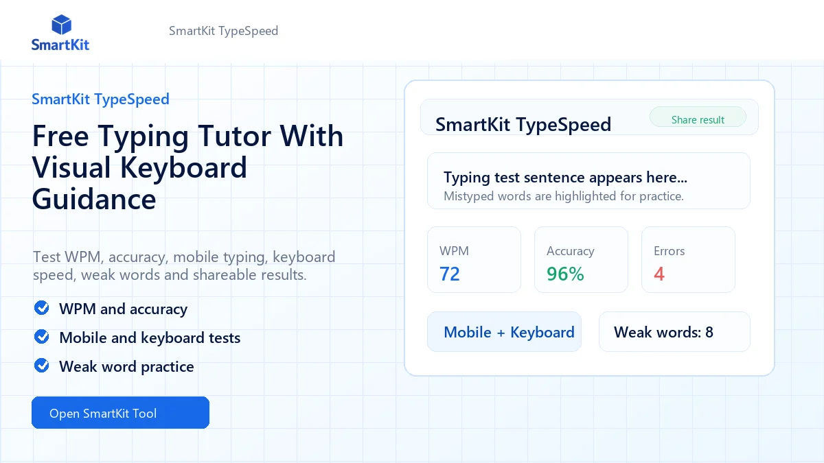 Free Typing Tutor With Visual Keyboard Guidance