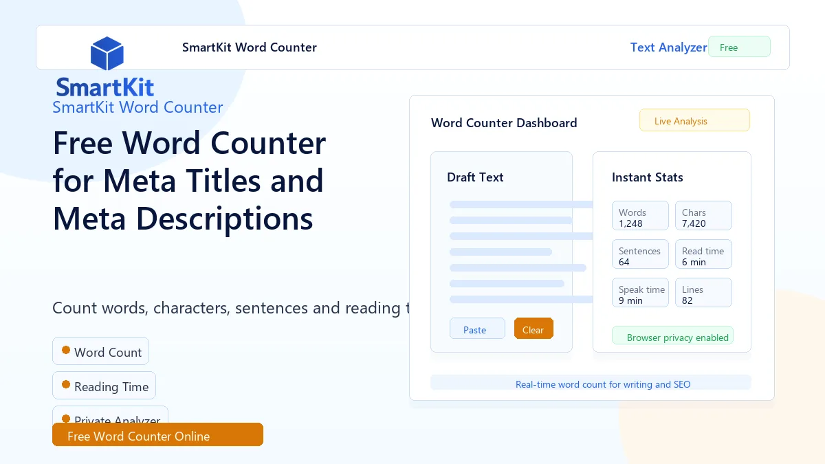 Free Word Counter for Meta Titles and Meta Descriptions