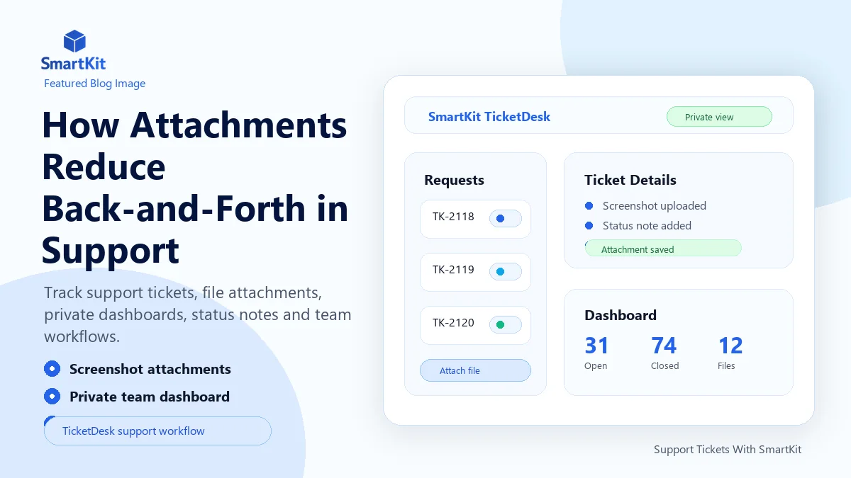 How Attachments Reduce Back-and-Forth in Support