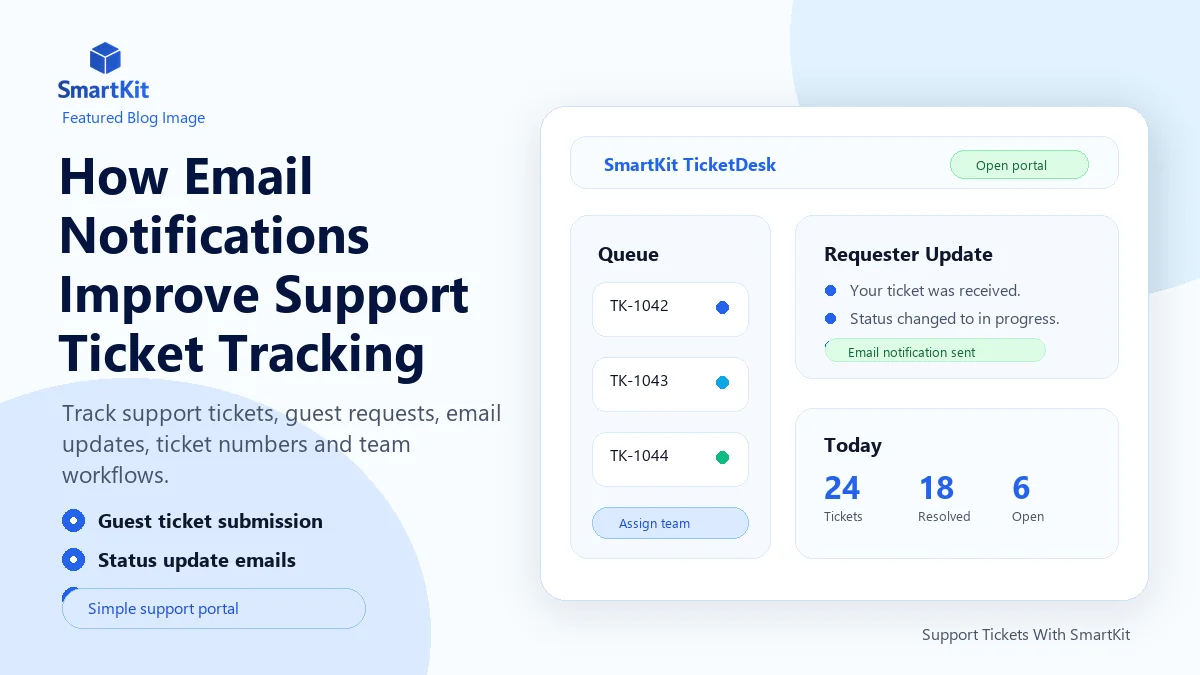 How Email Notifications Improve Support Ticket Tracking