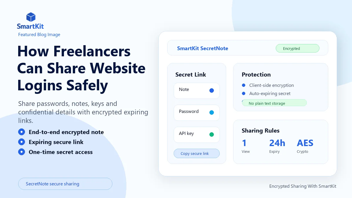 How Freelancers Can Share Website Logins Safely