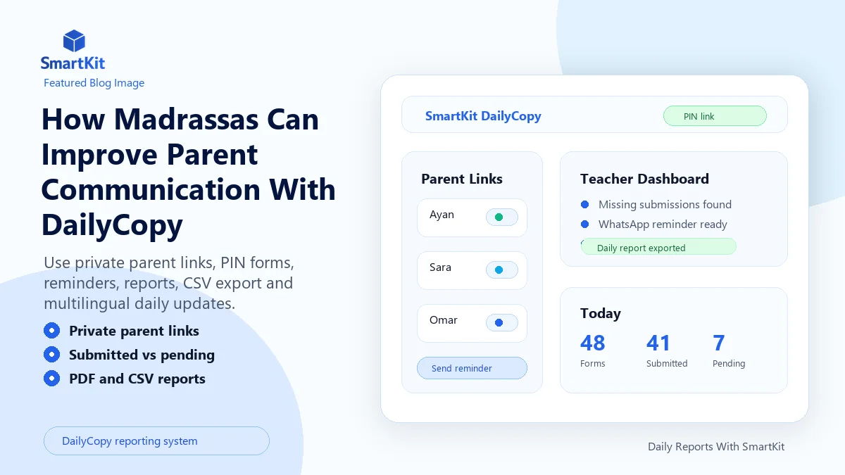 How Madrassas Can Improve Parent Communication With DailyCopy