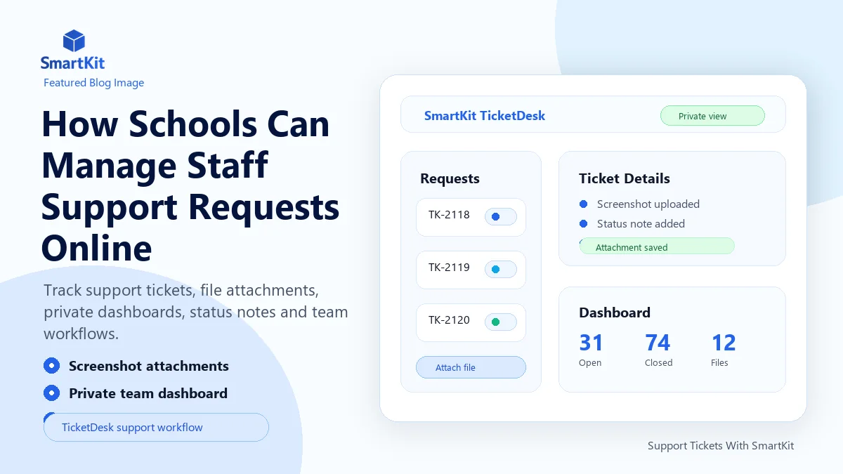 How Schools Can Manage Staff Support Requests Online
