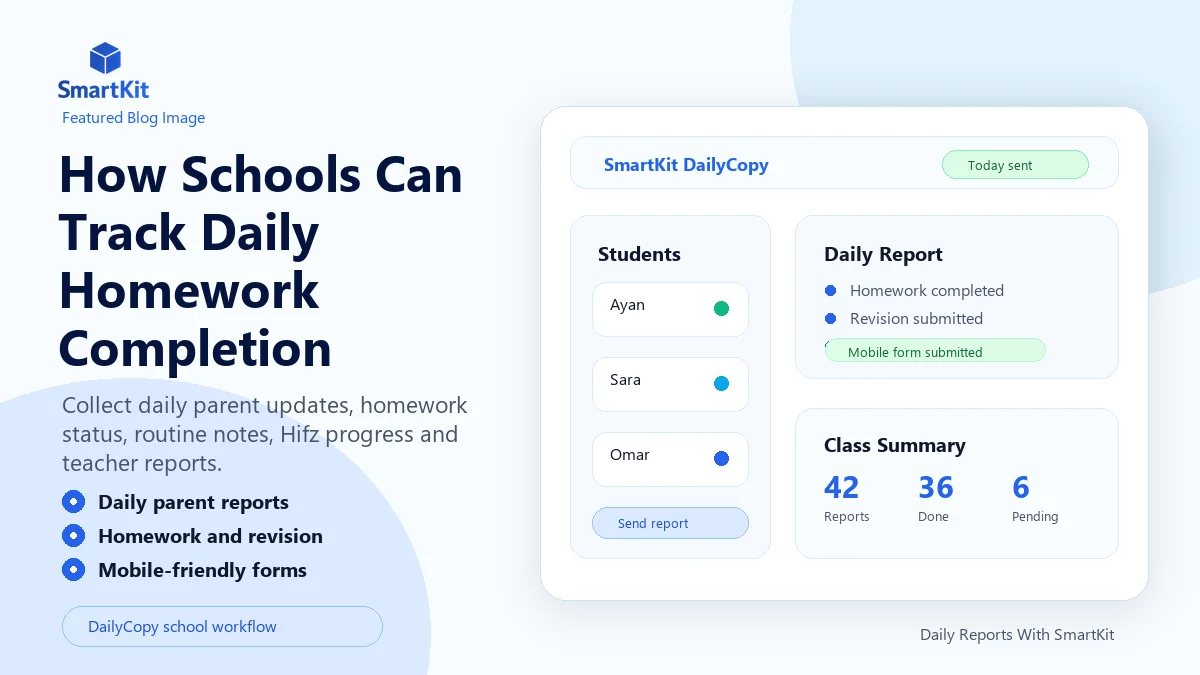 How Schools Can Track Daily Homework Completion
