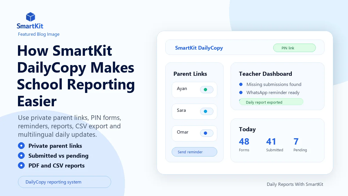 How SmartKit DailyCopy Makes School Reporting Easier