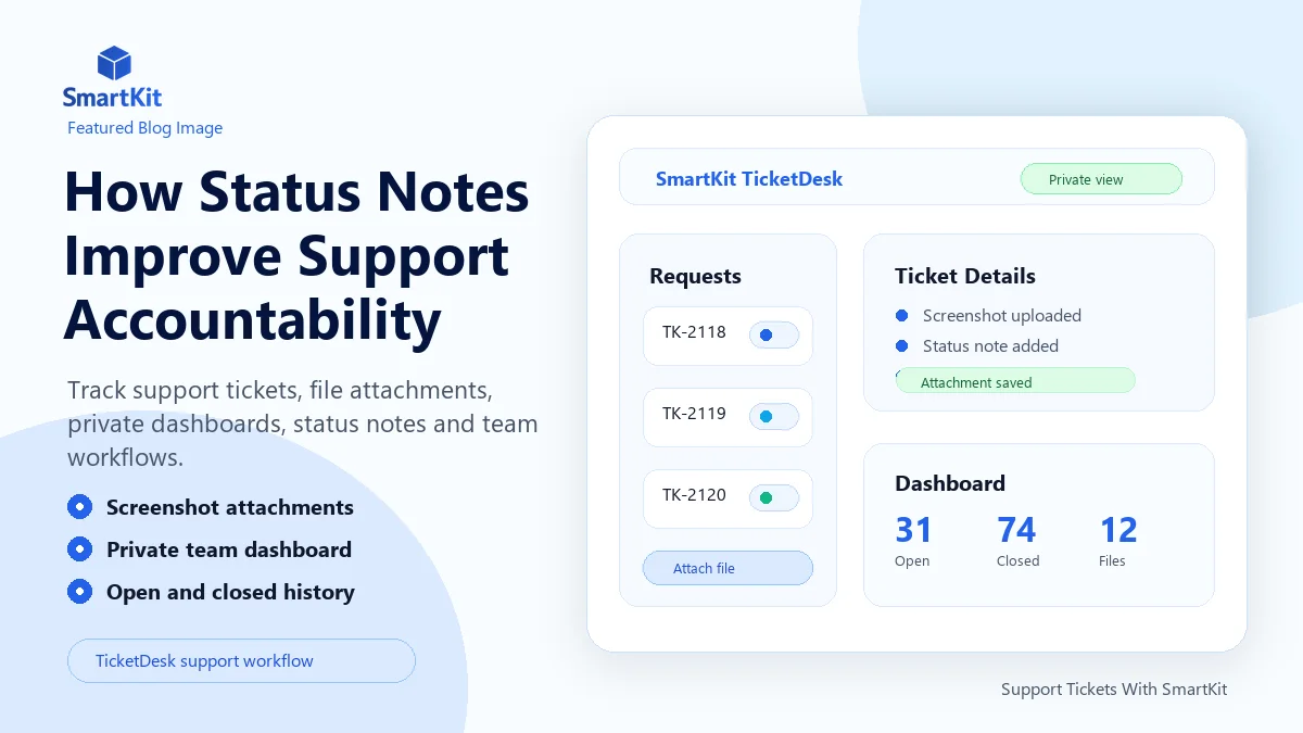 How Status Notes Improve Support Accountability