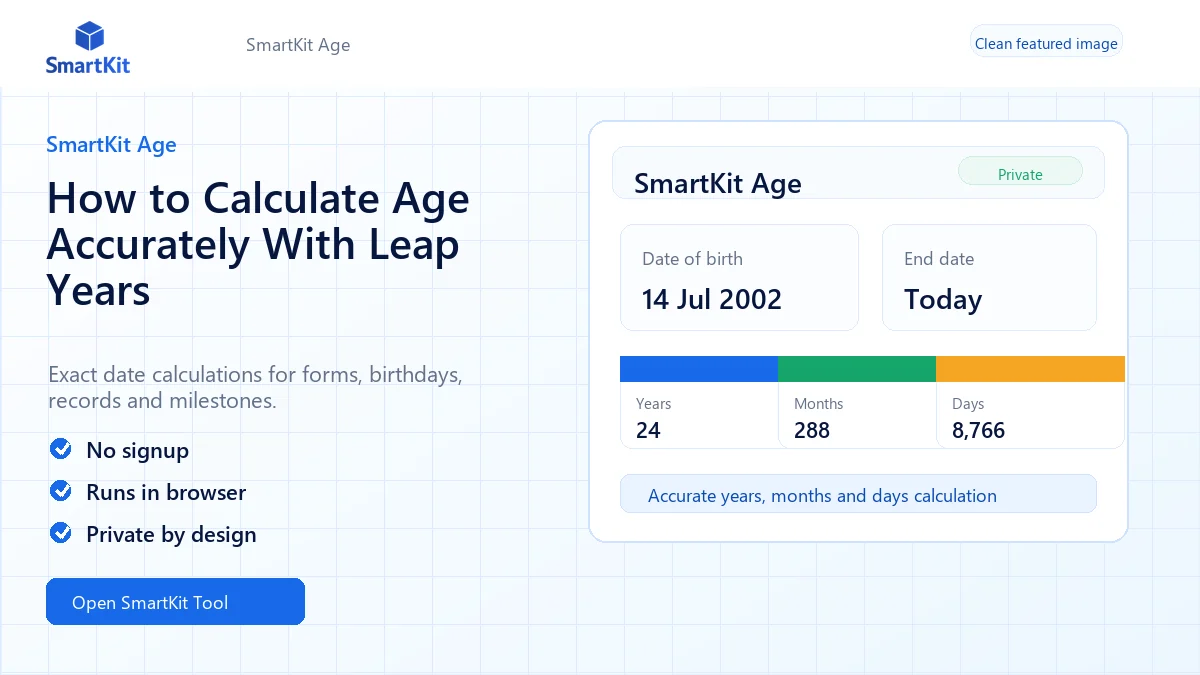 How to Calculate Age Accurately With Leap Years